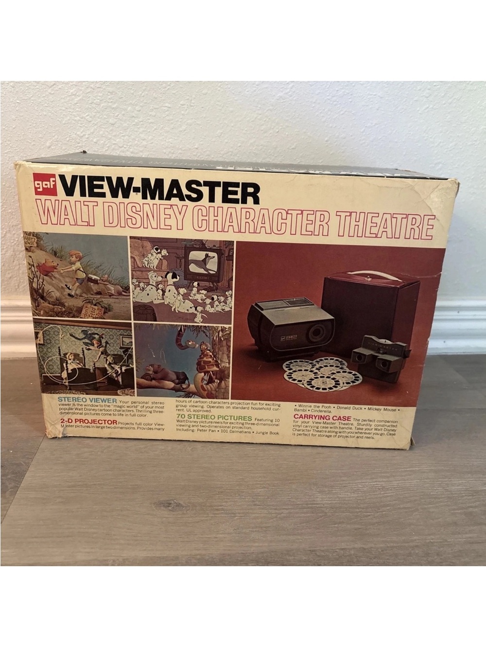 GAF View-Master Walt Disney Character Theatre Stereo Viewer Set